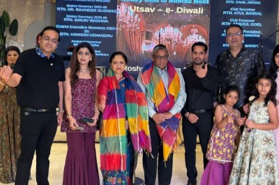 attended Utsav-E-Diwali, a vibrant and joyous Diwali celebration organized by the Rotary Club of Rohtak Next.